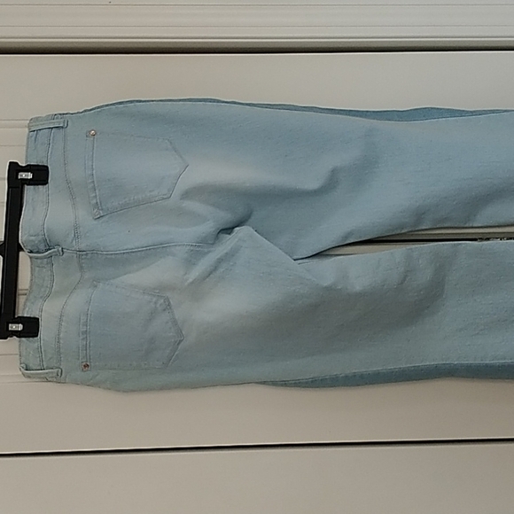 K Kardashian Premium Denim Boot cut Kiara Jeans Two Tone Sz 14 - Picture 6 of 15